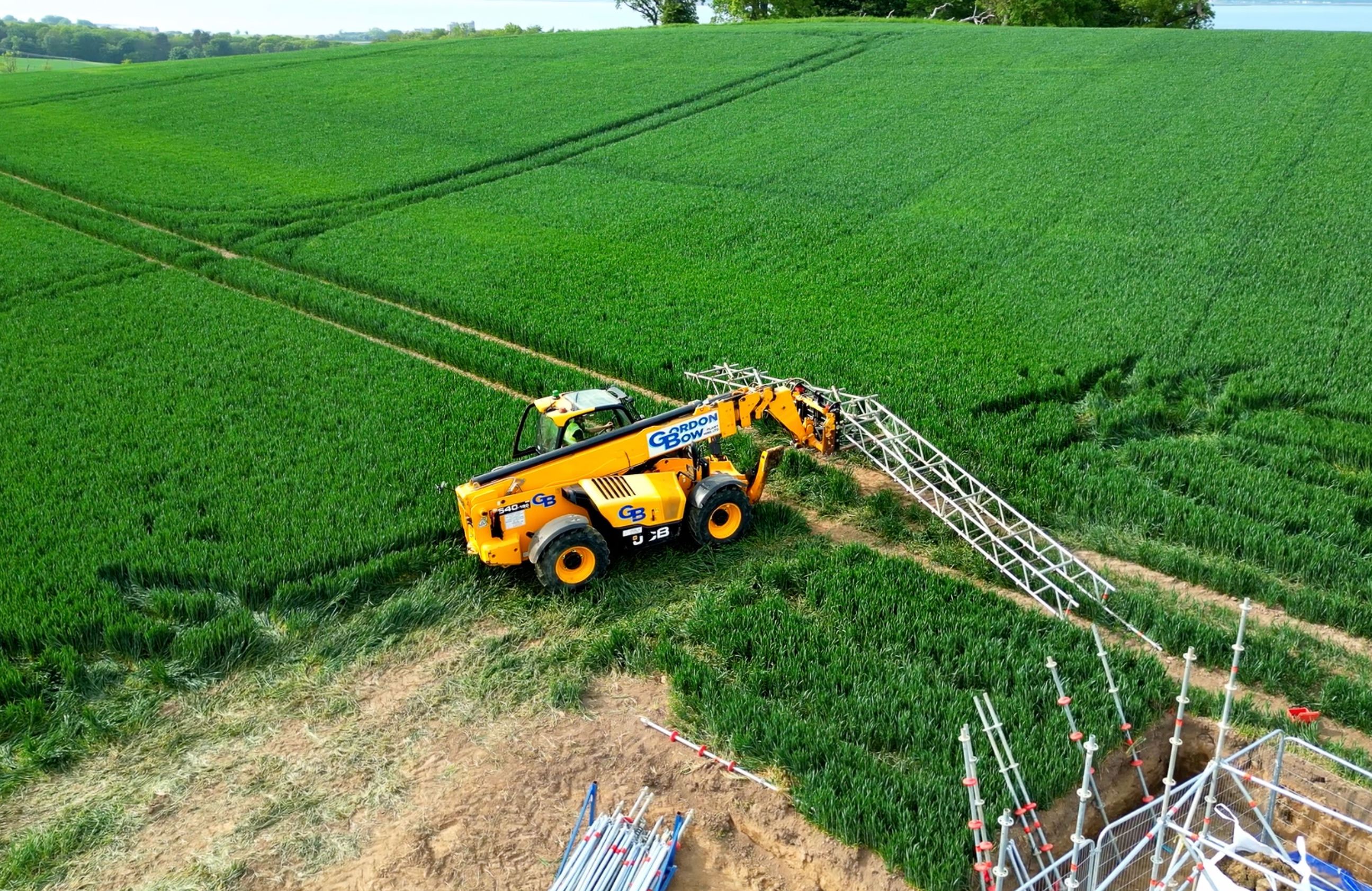 Aerial drone shot